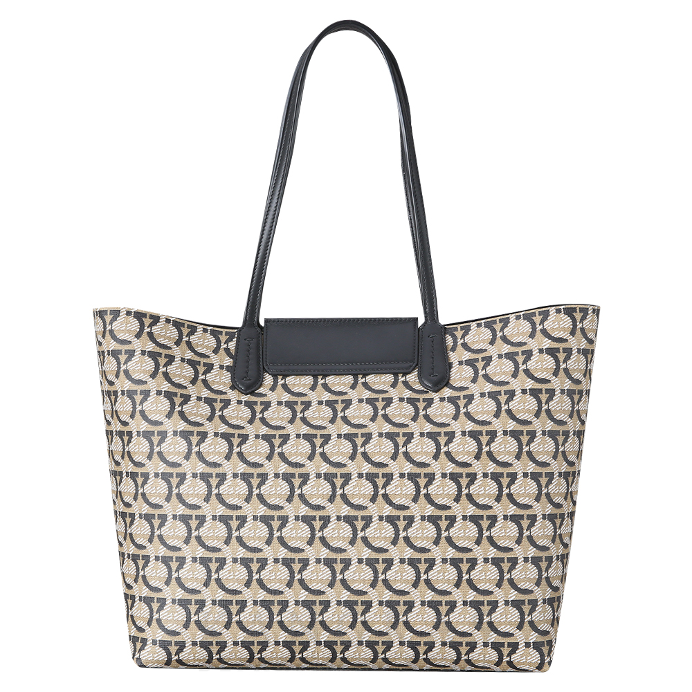FERRAGAMO(USED)페레가모 간치니 샌드 토트백